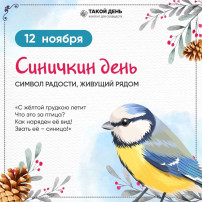 Мы отмечаем Синичкин день!.