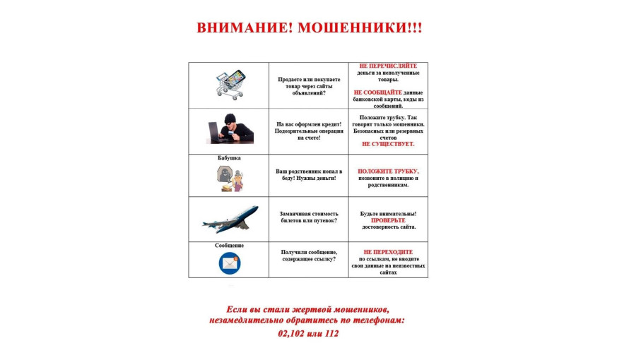 Внимание! Мошенники!.